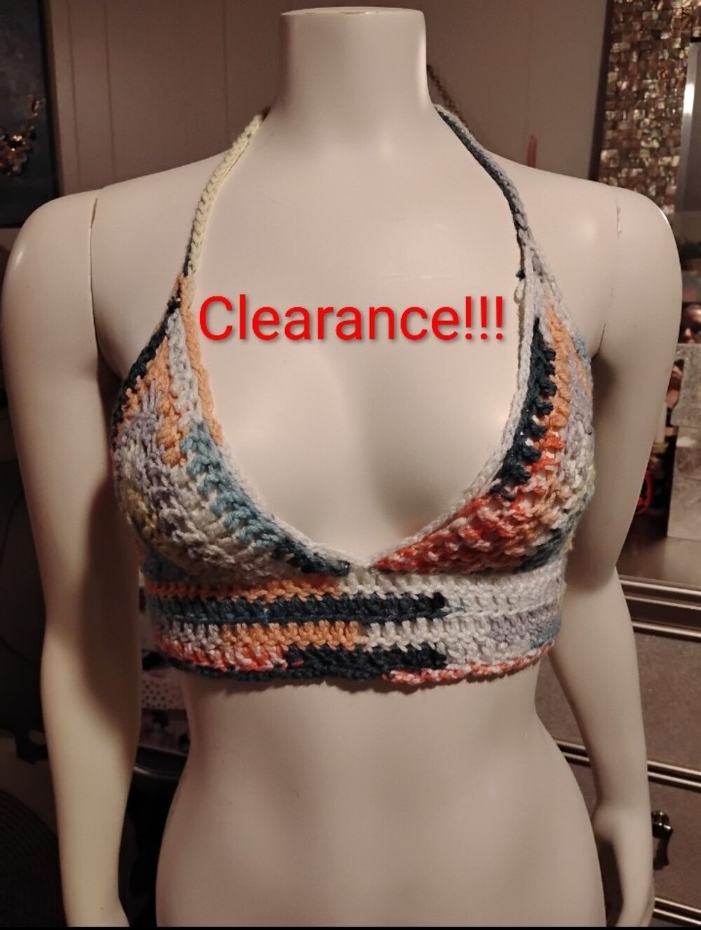Handmade Crochet Festival Top